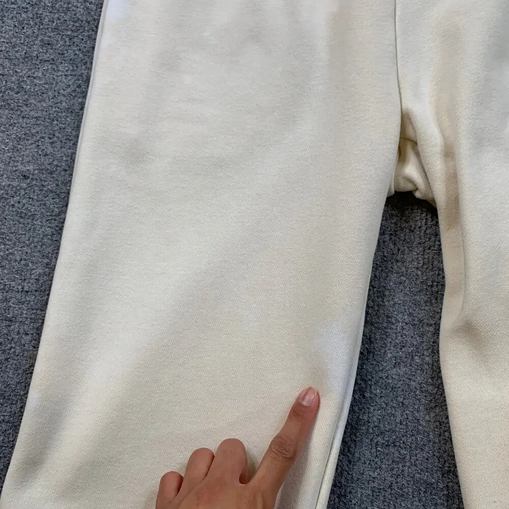 Vuori Sweatpant Women S Small Cream Sedona French Terry Drawstring *READ